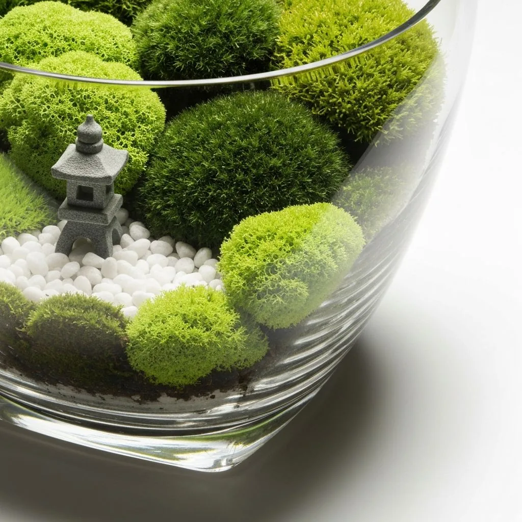 Japanese moss garden terrarium kit